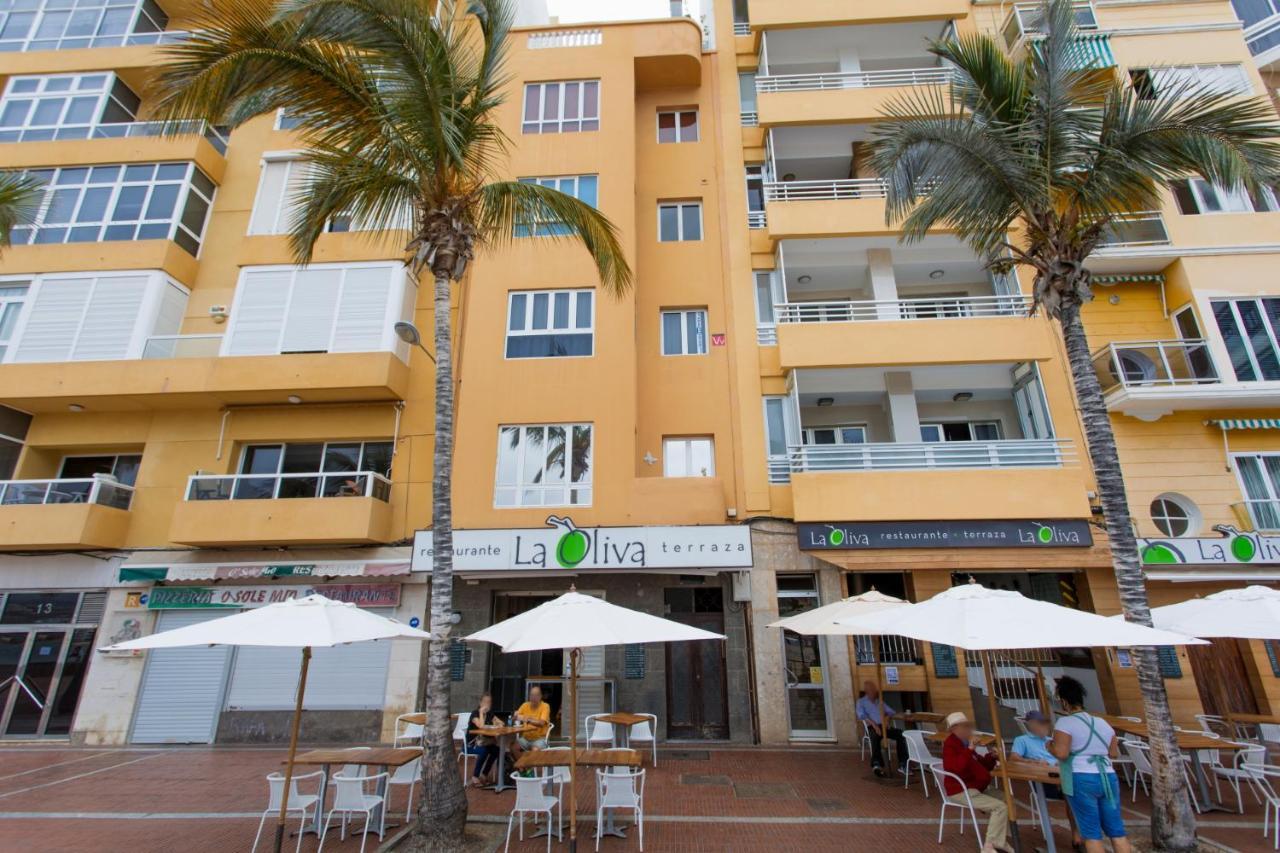לאס פאלמס דה גראן קנאריה Mariposa Blanca, Apartamento En 1ª Linea De Playa מראה חיצוני תמונה